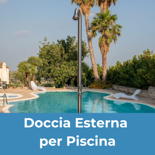 doccia esterna per piscina